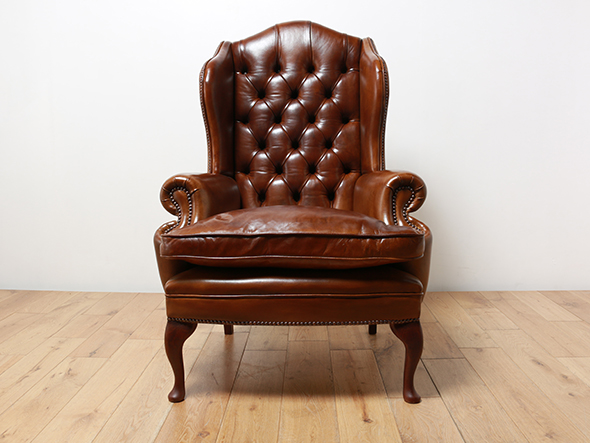 Lloyd's Antiques Reproduction Series
Q / A Wing Chair / ロイズ・アンティークス リプロダクションシリーズ
Q / A ウイングチェア（タン） （ソファ > 一人掛けソファ） 2