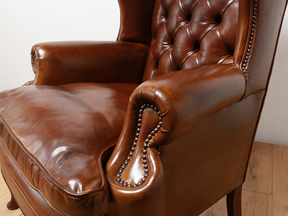 Lloyd's Antiques Reproduction Series
Q / A Wing Chair / ロイズ・アンティークス リプロダクションシリーズ
Q / A ウイングチェア（タン） （ソファ > 一人掛けソファ） 7