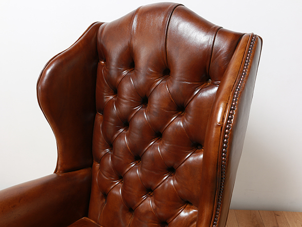 Lloyd's Antiques Reproduction Series
Q / A Wing Chair / ロイズ・アンティークス リプロダクションシリーズ
Q / A ウイングチェア（タン） （ソファ > 一人掛けソファ） 6