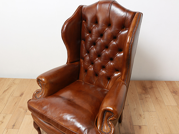 Lloyd's Antiques Reproduction Series
Q / A Wing Chair / ロイズ・アンティークス リプロダクションシリーズ
Q / A ウイングチェア（タン） （ソファ > 一人掛けソファ） 5