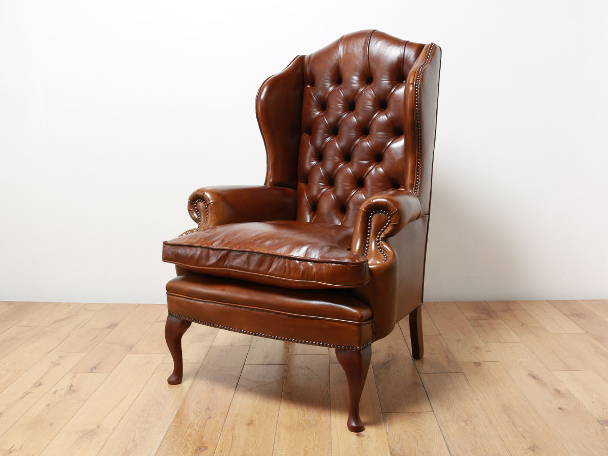 Lloyd's Antiques Reproduction Series
Q / A Wing Chair / ロイズ・アンティークス リプロダクションシリーズ
Q / A ウイングチェア（タン） （ソファ > 一人掛けソファ） 1