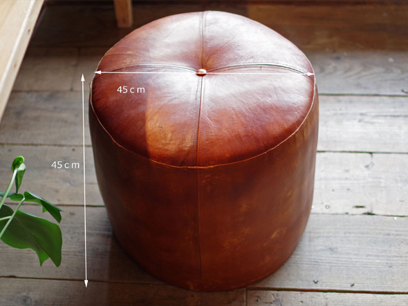 LIFE FURNITURE CY LEATHER STOOL / ライフファニチャー CY レザー