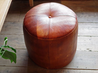 LIFE FURNITURE CY LEATHER STOOL / ライフファニチャー CY レザー