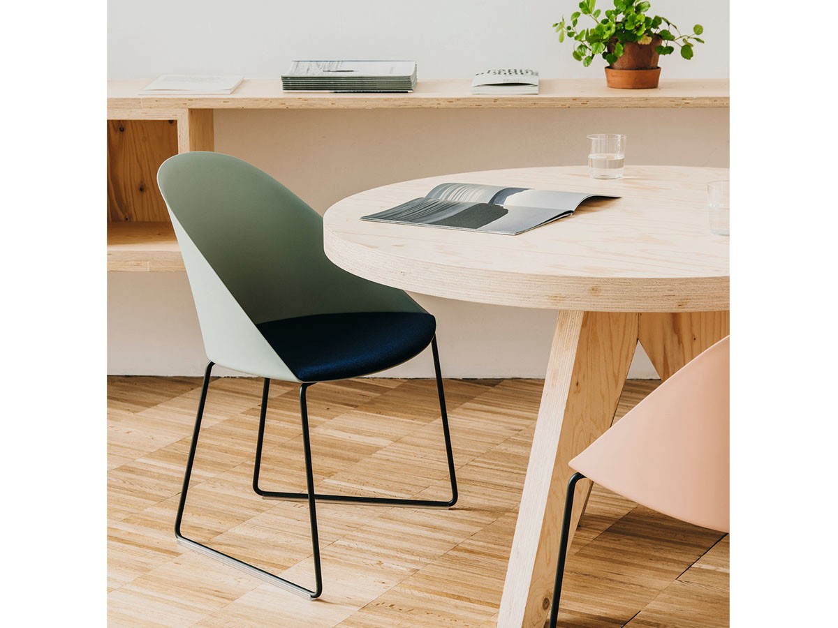 arper Cila Chair / アルペール シーラ アームレスチェア 座クッション付 スレッド脚 （チェア・椅子 > ダイニングチェア） 9