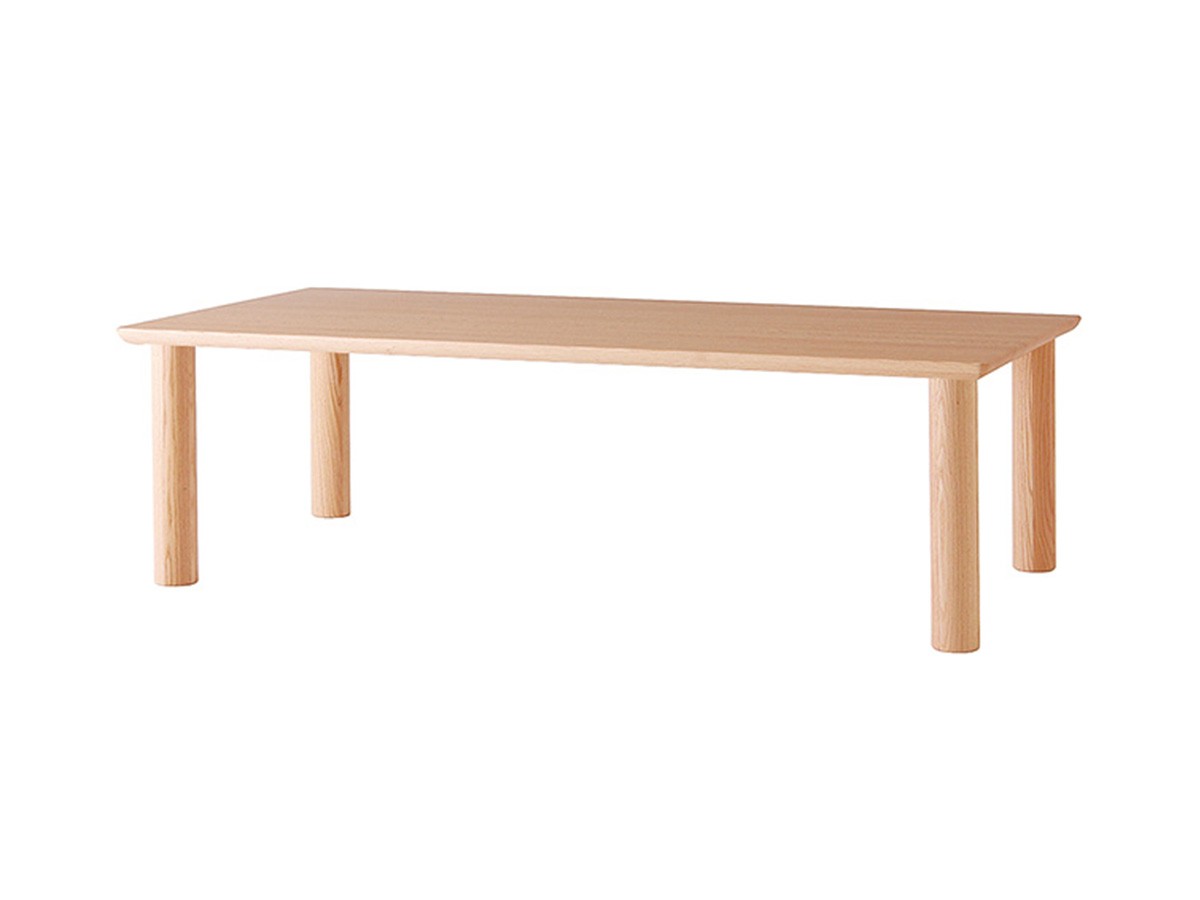 日進木工 SLOW Four-leg Low Living Table / にっしんもっこう スロウ ローリビングダイニングテーブル 4本脚 (テーブル > リビングダイニングテーブル) 1