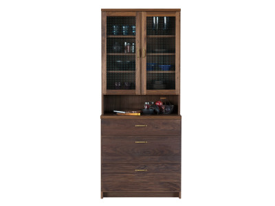 幅120cm】FLYMEe/フライミー ウォールナット キッチンボード 食器棚 