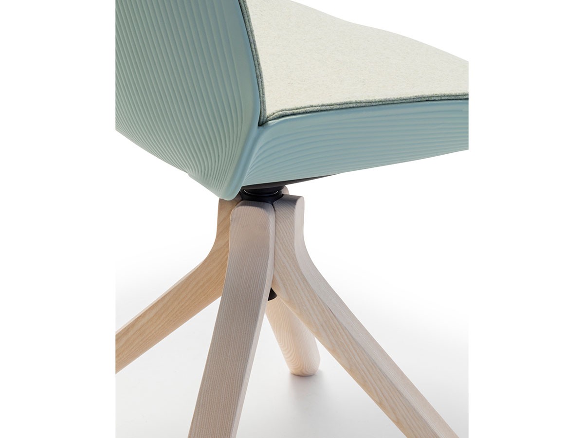 Andreu World Nuez Chair
Upholstered Shell Pad / アンドリュー・ワールド ヌエス SI2789
チェア 回転式木脚（シェルパッド） （チェア・椅子 > ダイニングチェア） 5