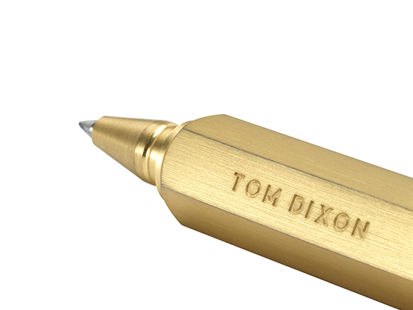 Tom Dixon. Cog Pen Hex Brass / トム・ディクソン コグ ペン ヘックス ブラス （雑貨・その他インテリア家具 > 文房具・ステーショナリー） 2