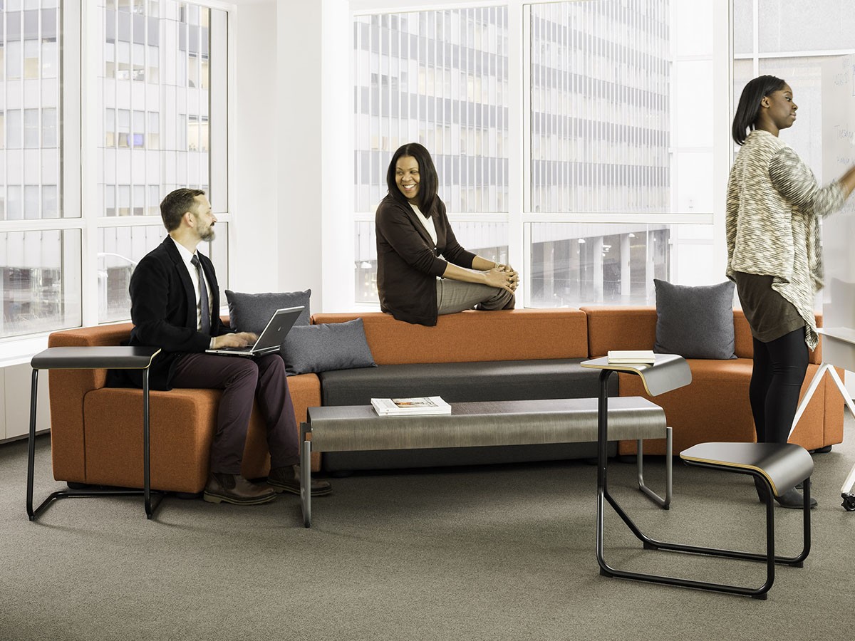 Knoll Office Toboggan Sled Base Chair Desk / ノルオフィス トボガン スレッドベース チェアデスク メラミン天板 （チェア・椅子 > スツール） 8
