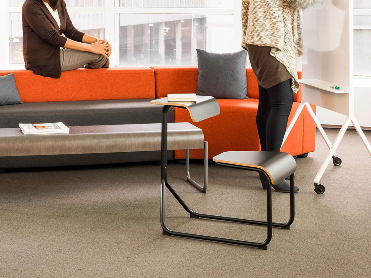 Knoll Office Toboggan Sled Base Chair Desk / ノルオフィス トボガン スレッドベース チェアデスク メラミン天板 （チェア・椅子 > スツール） 7