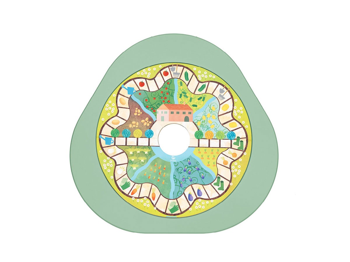 STOKKE STOKKE MuTable / ストッケ ストッケ ミューテーブル  両面すごろくボード（フルーツ & ベジタブル） （キッズ家具・ベビー用品 > おもちゃ・玩具） 9