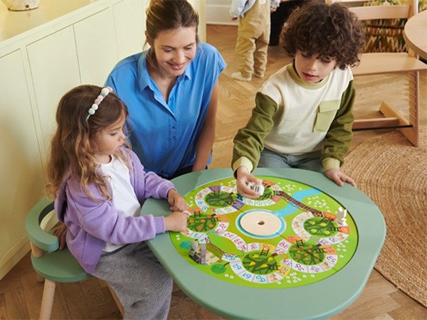 STOKKE STOKKE MuTable / ストッケ ストッケ ミューテーブル  両面すごろくボード（フルーツ & ベジタブル） （キッズ家具・ベビー用品 > おもちゃ・玩具） 6