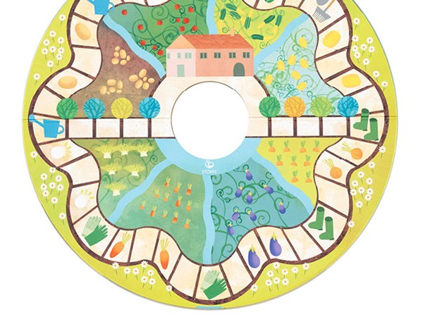 STOKKE STOKKE MuTable / ストッケ ストッケ ミューテーブル  両面すごろくボード（フルーツ & ベジタブル） （キッズ家具・ベビー用品 > おもちゃ・玩具） 11