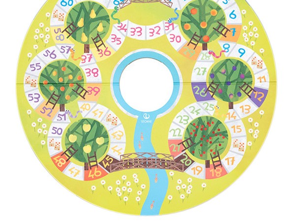 STOKKE STOKKE MuTable / ストッケ ストッケ ミューテーブル  両面すごろくボード（フルーツ & ベジタブル） （キッズ家具・ベビー用品 > おもちゃ・玩具） 10