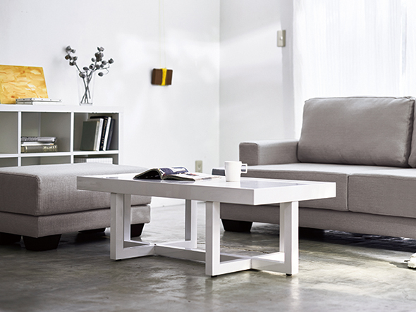 Living Table / リビングテーブル n97028（ホワイト） （テーブル > ローテーブル・リビングテーブル・座卓） 2