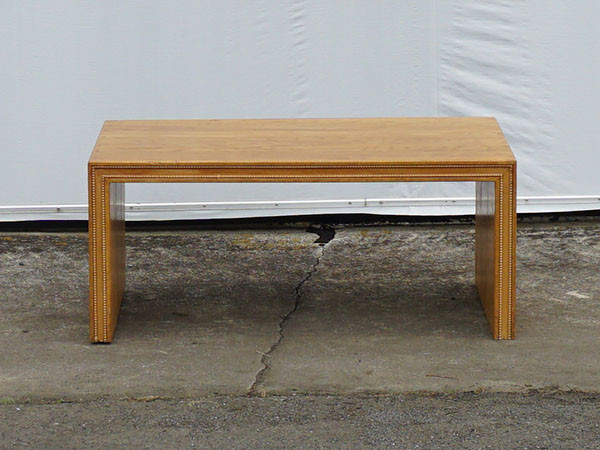 RE : Store Fixture UNITED ARROWS LTD. Molding Wood Table / リ ストア フィクスチャー ユナイテッドアローズ モールディング ウッドテーブル （テーブル > ローテーブル・リビングテーブル・座卓） 1