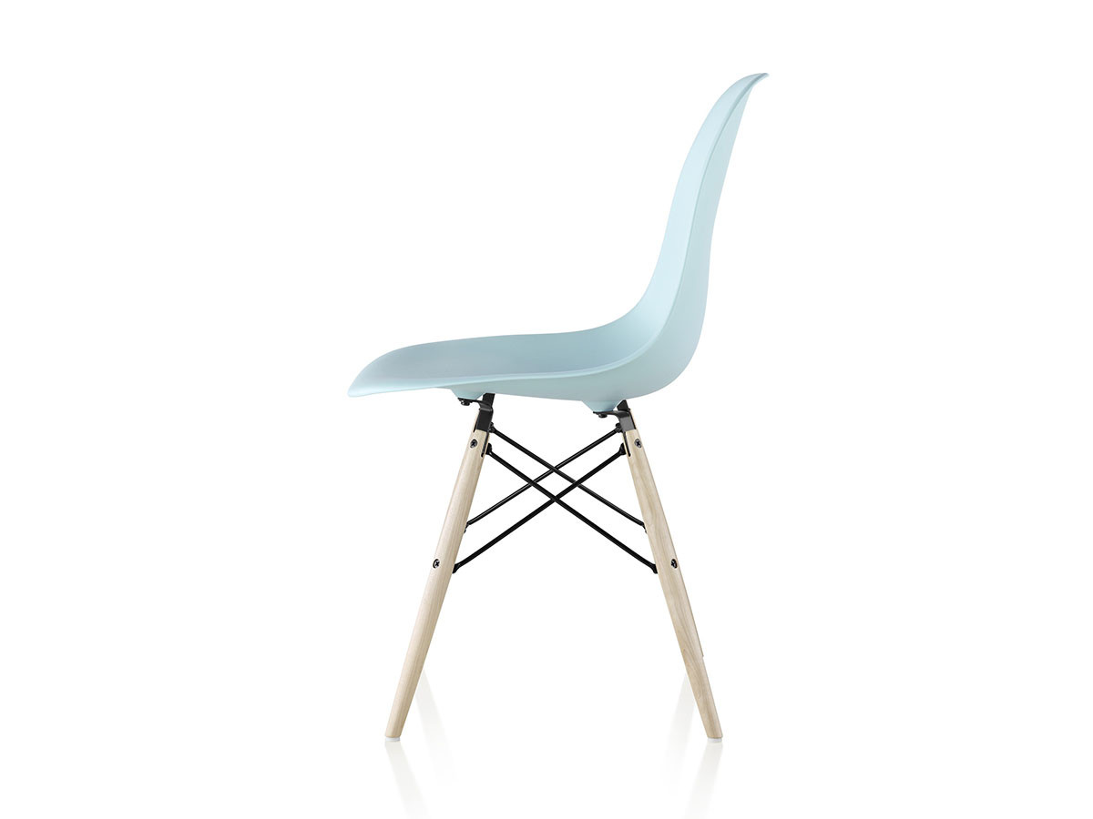 Herman Miller Eames Molded Plastic Side Shell Chair / ハーマンミラー イームズ  プラスチックサイドシェルチェア, ダウェルベース ホワイトアッシュ脚 DSW. BK A2 / DSW. 91 A2 / DSW. 47 A2