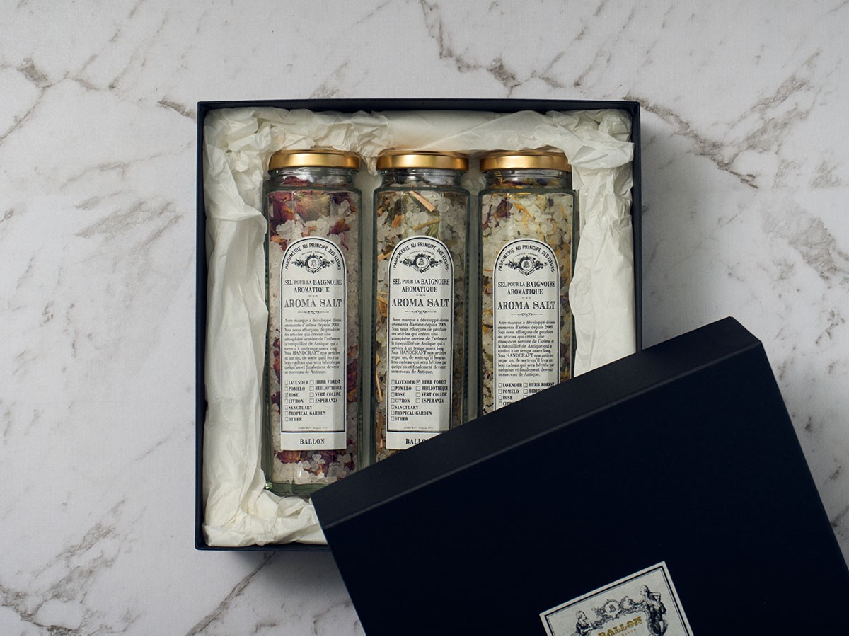 BALLON AROMA BATH SALT 
GIFT SET OF 3 / バロン アロマバスソルト
ギフトセット（3本入り） （インテリア雑貨 > ボディケア） 2