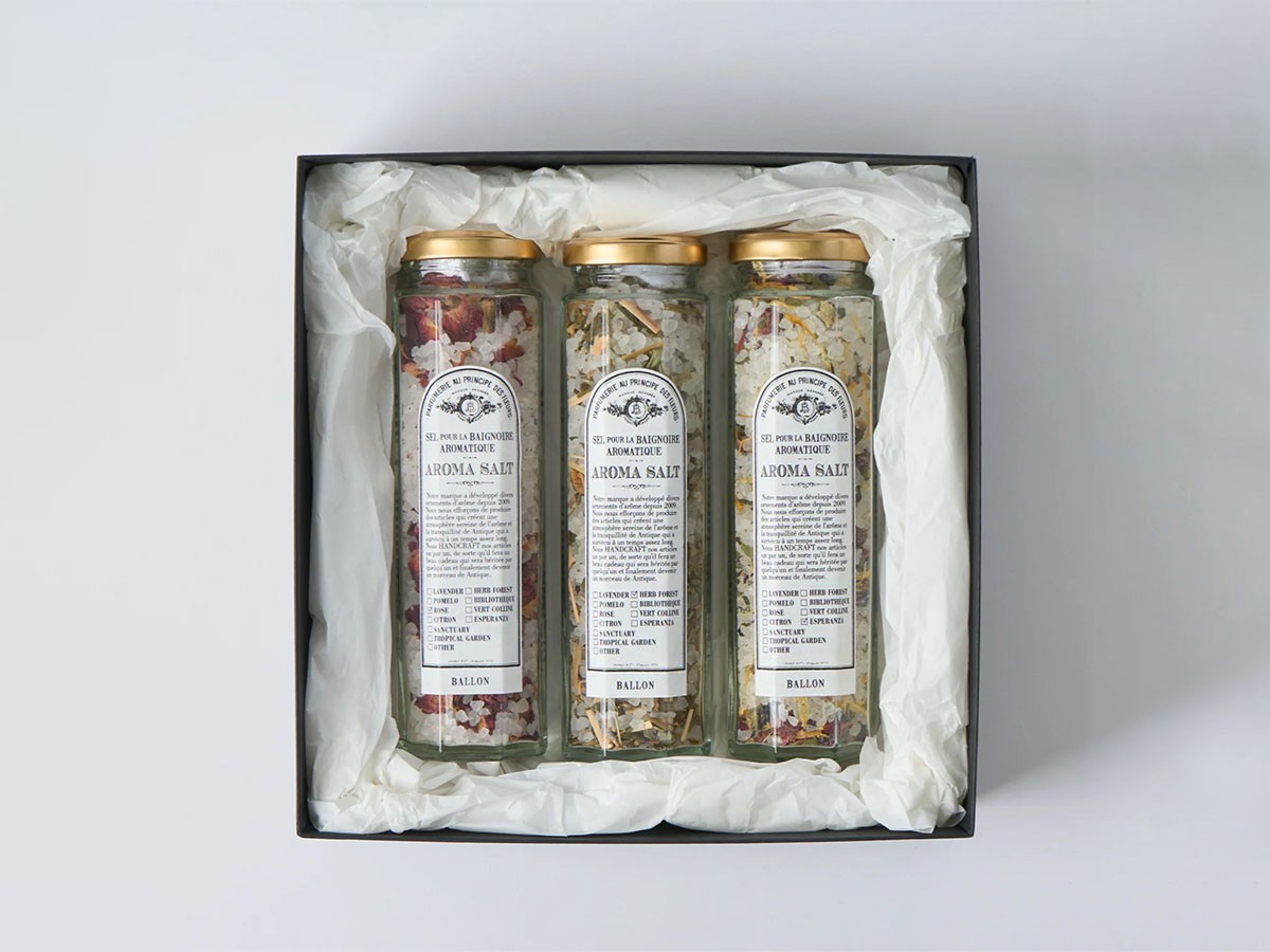 BALLON&nbsp;AROMA BATH SALT 
GIFT SET OF 3