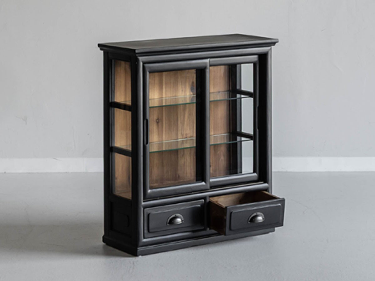 Knot antiques SATSUKI GLASS CABINET / ノットアンティークス サツキ ガラスキャビネット （収納家具 > キャビネット） 9