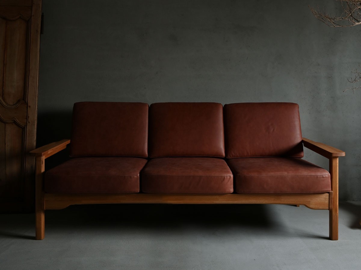 Nostalgic Whisky Sofa 3s / ノスタルジックウヰスキー ソファ 3人掛け（レザー） （ソファ > 三人掛けソファ） 2
