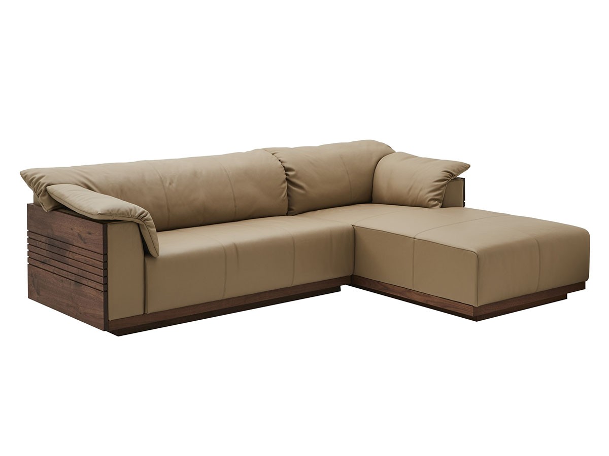 MARUSHO CORRENTE One Arm Sofa 159 + Chaise Longue 96 / マルショウ コレンテ ワンアームソファー 159 + シェーズロング 96 （ソファ > カウチソファ） 6