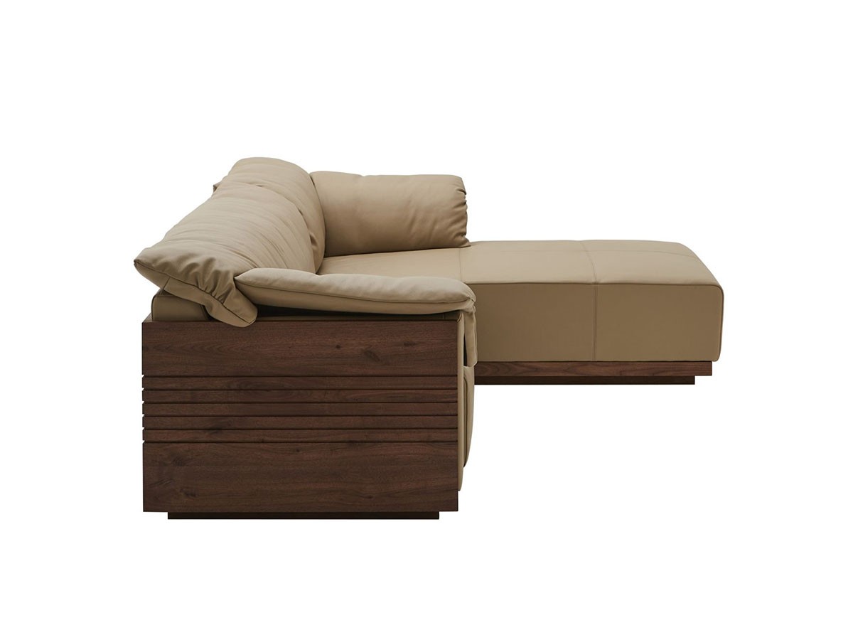 MARUSHO CORRENTE One Arm Sofa 159 + Chaise Longue 96 / マルショウ コレンテ ワンアームソファー 159 + シェーズロング 96 （ソファ > カウチソファ） 7