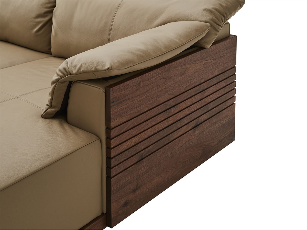 MARUSHO CORRENTE One Arm Sofa 159 + Chaise Longue 96 / マルショウ コレンテ ワンアームソファー 159 + シェーズロング 96 （ソファ > カウチソファ） 11