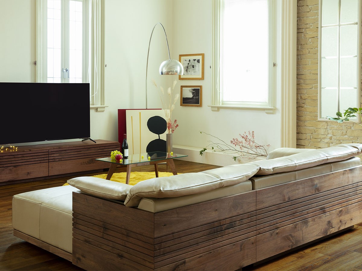MARUSHO CORRENTE One Arm Sofa 159 + Chaise Longue 96 / マルショウ コレンテ ワンアームソファー 159 + シェーズロング 96 （ソファ > カウチソファ） 3