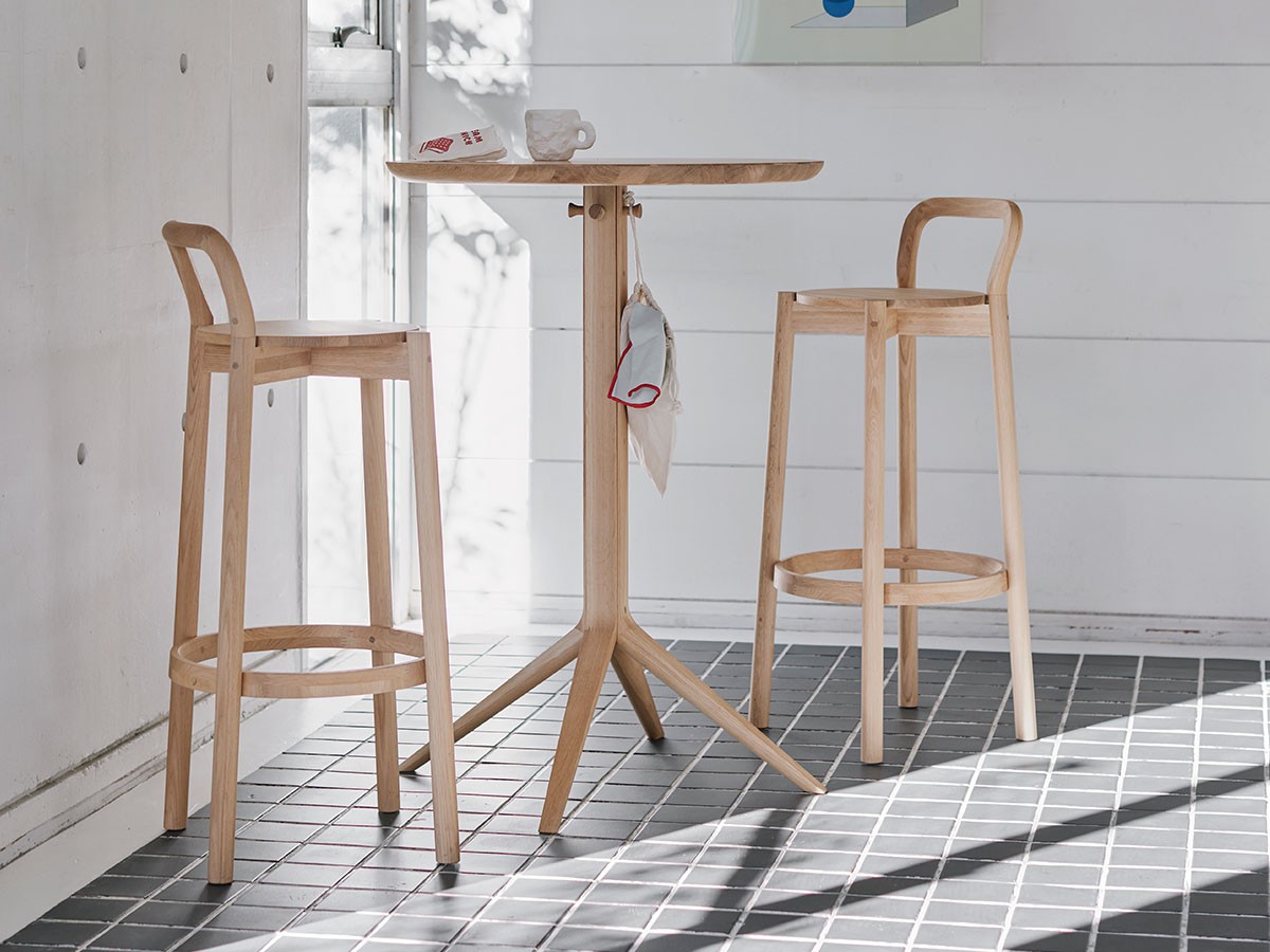 KARIMOKU NEW STANDARD CASTOR BARSTOOL
with BACKREST / カリモクニュースタンダード キャストール バースツール ハイ
ウィズバックレスト （チェア・椅子 > カウンターチェア・バーチェア） 4