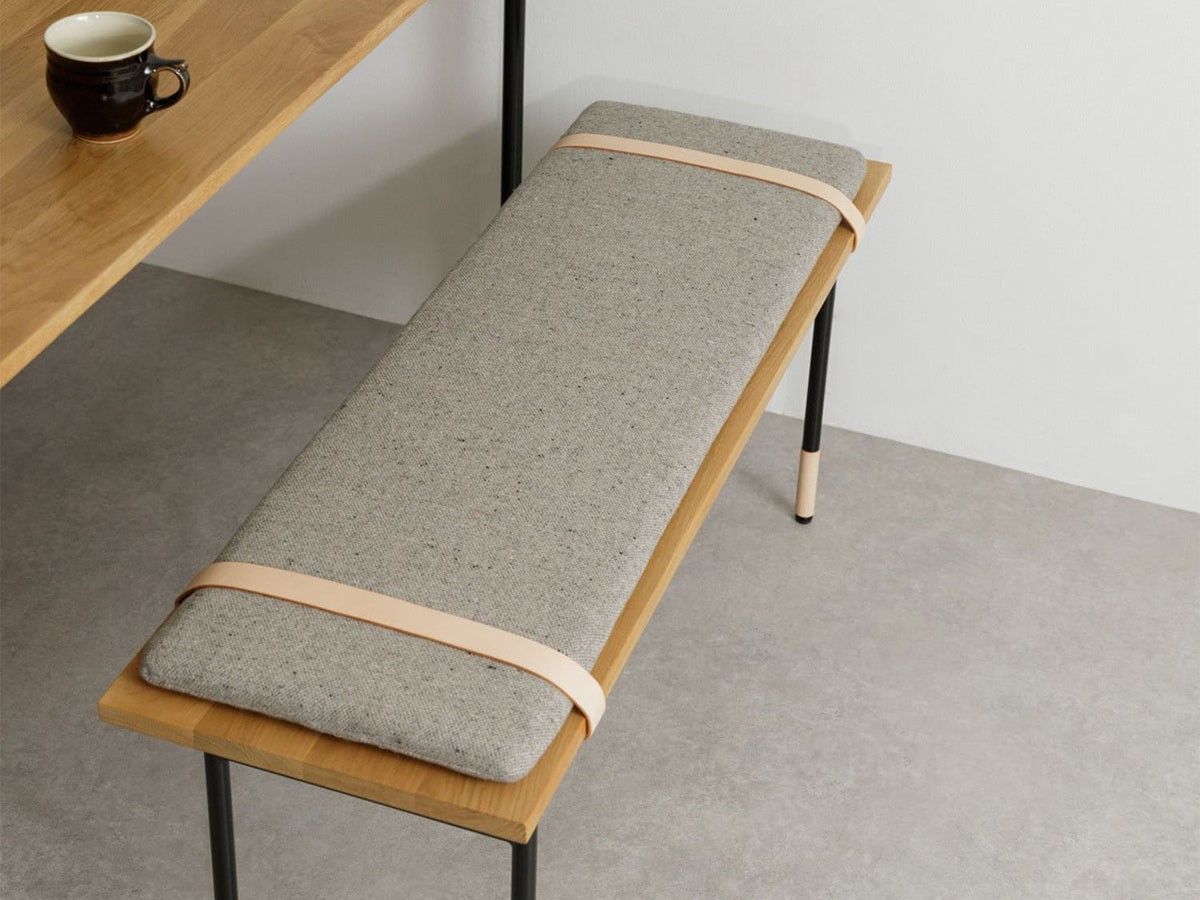 DOORS LIVING PRODUCTS DOORS × SYOTYL 
Luonka BENCH 1100 FAB / ドアーズリビングプロダクツ ルオンカ ベンチ 幅110cm （チェア・椅子 > ダイニングベンチ） 11