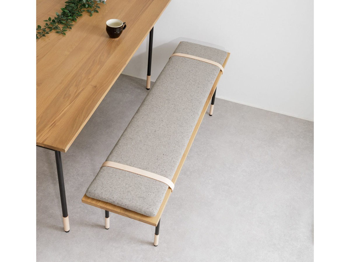 DOORS LIVING PRODUCTS DOORS × SYOTYL 
Luonka BENCH 1100 FAB / ドアーズリビングプロダクツ ルオンカ ベンチ 幅110cm （チェア・椅子 > ダイニングベンチ） 10