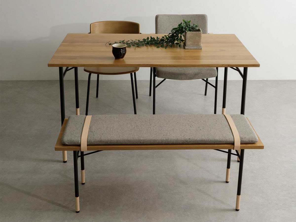 DOORS LIVING PRODUCTS DOORS × SYOTYL 
Luonka BENCH 1100 FAB / ドアーズリビングプロダクツ ルオンカ ベンチ 幅110cm （チェア・椅子 > ダイニングベンチ） 7