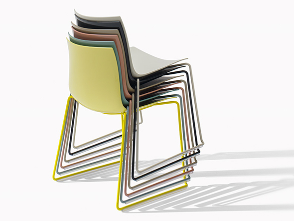 arper Catifa 46 Armless Chair / アルペール カティファ46 アームレスチェア
2色タイプ スレッド脚 （チェア・椅子 > ダイニングチェア） 8