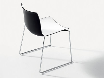 arper Catifa 46 Armless Chair / アルペール カティファ46 アームレスチェア, 2色タイプ スレッド脚
