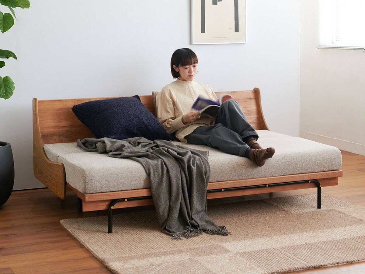 JOURNAL STANDARD FURNITURE HABITAT SOFA BED / ジャーナルスタンダードファニチャー ハビタ ソファベッド 幅180cm （ソファ > ソファベッド） 14