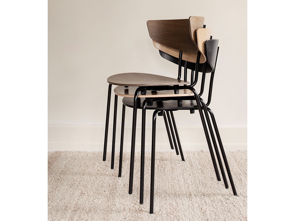 ferm LIVING Herman Dining Chair / ファームリビング ハーマン ダイニングチェア（クロームフレーム） （チェア・椅子 > ダイニングチェア） 10