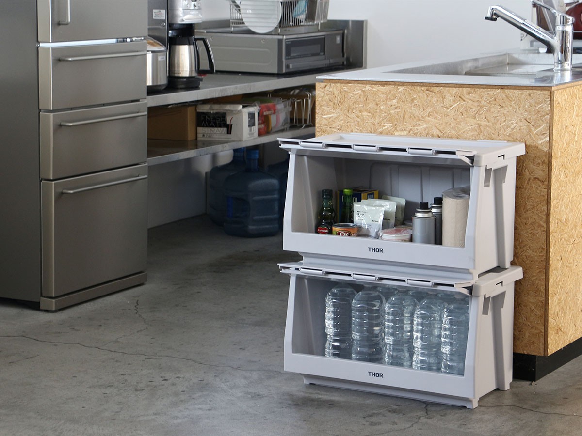 THOR STACKING SHELF CONTAINER SET / ソー スタッキング シェルフ コンテナセット 50L （収納家具 > ラック・シェルフ） 31