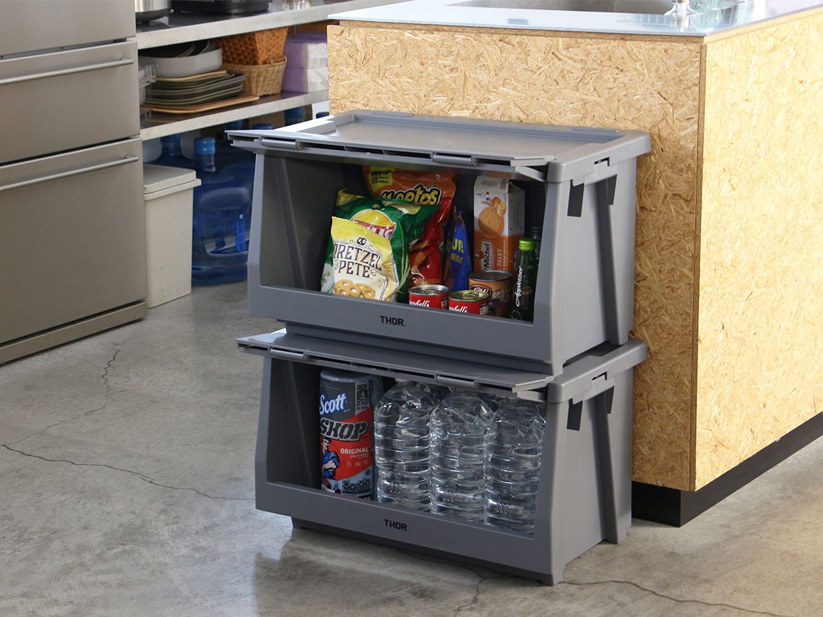 THOR STACKING SHELF CONTAINER SET / ソー スタッキング シェルフ コンテナセット 50L （収納家具 > ラック・シェルフ） 41