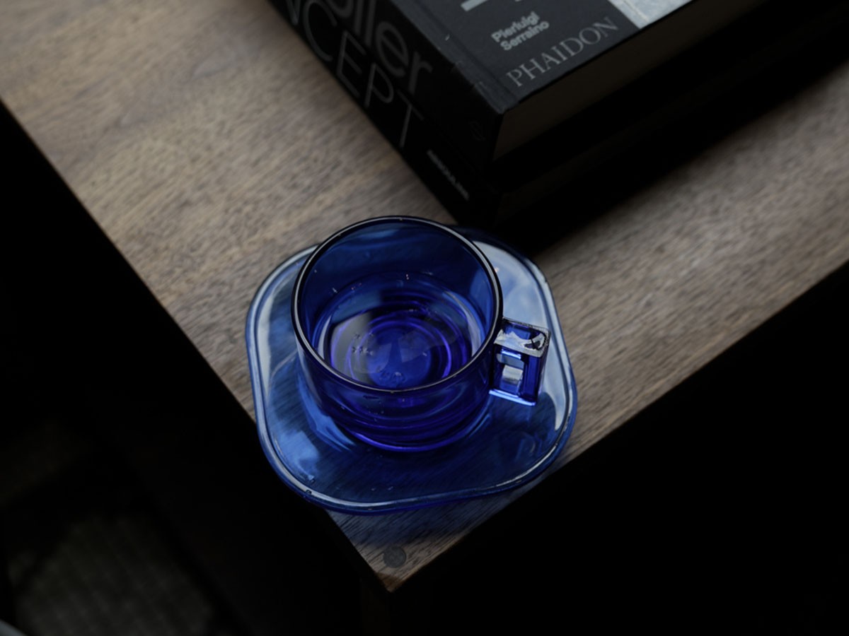 ARNO GLASS Cup & Saucer Cobalt / アルノグラス カップ & ソーサー（コバルト） （食器・テーブルウェア > コーヒーカップ・ティーカップ） 3