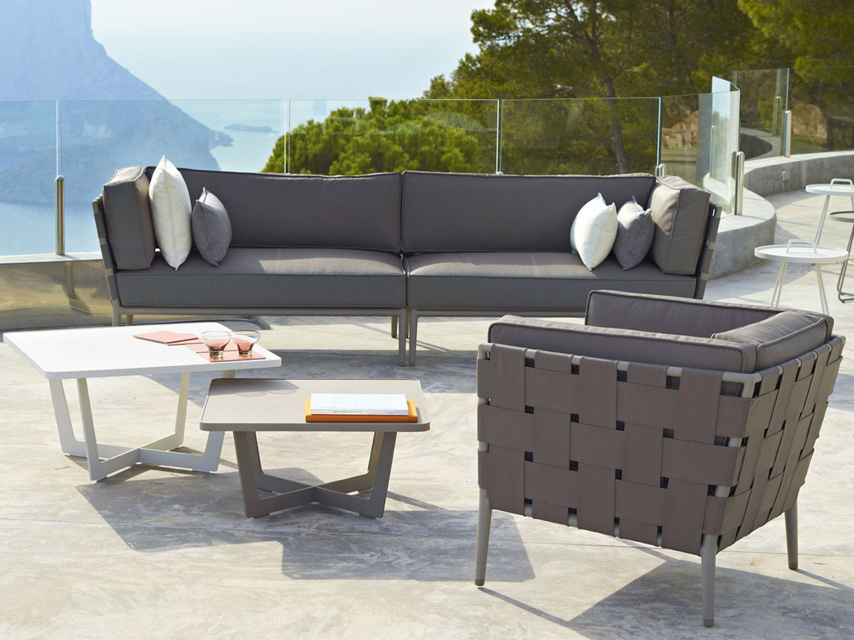 Cane-line Time Out Coffee Table Large / ケインライン タイムアウト コーヒーテーブル ラージ （ガーデンファニチャー・屋外家具 > ガーデンテーブル・アウトドアテーブル） 7