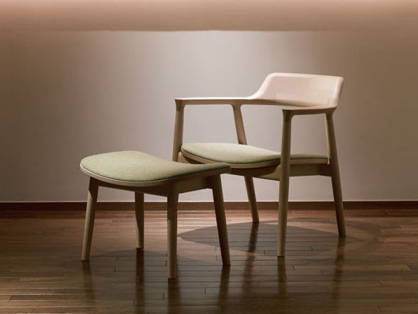 HIROSHIMA Lounge Chair / ヒロシマ ラウンジチェア 張座（オーク） （チェア・椅子 > ラウンジチェア） 2