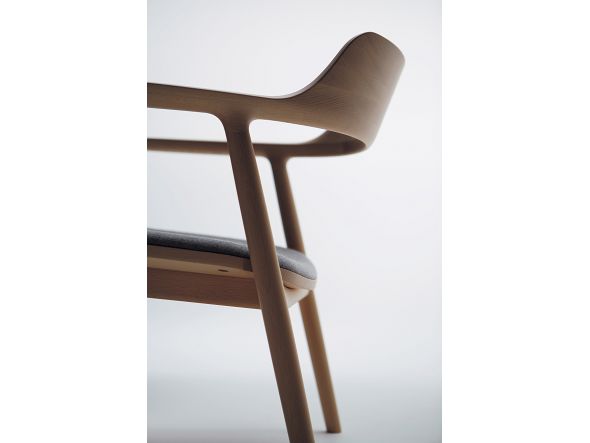 HIROSHIMA Lounge Chair / ヒロシマ ラウンジチェア 張座（オーク） （チェア・椅子 > ラウンジチェア） 6