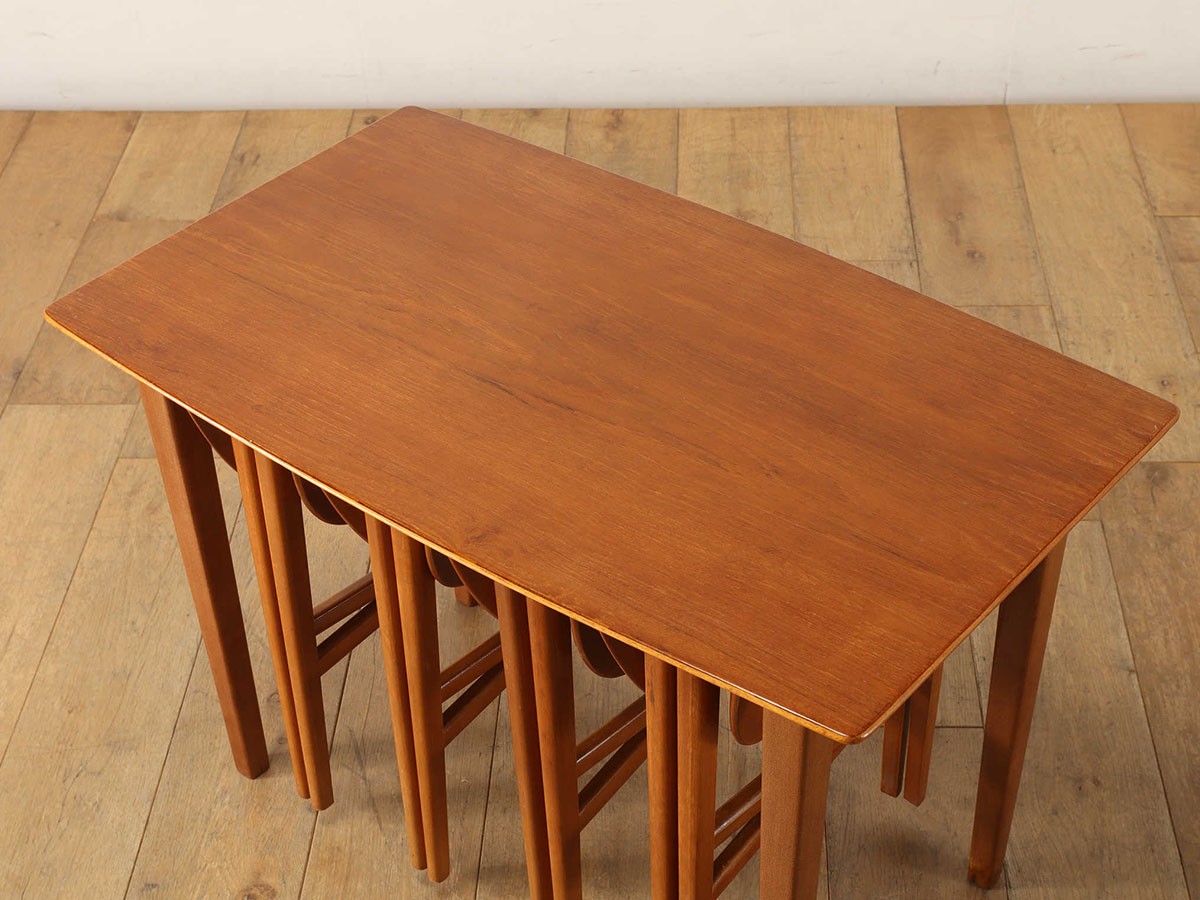 Lloyd's Antiques Real Antique
Poul Hundevad Nest of Tables / ロイズ・アンティークス デンマークアンティーク家具
ポール フンデヴァッド ネストテーブル （テーブル > サイドテーブル） 5