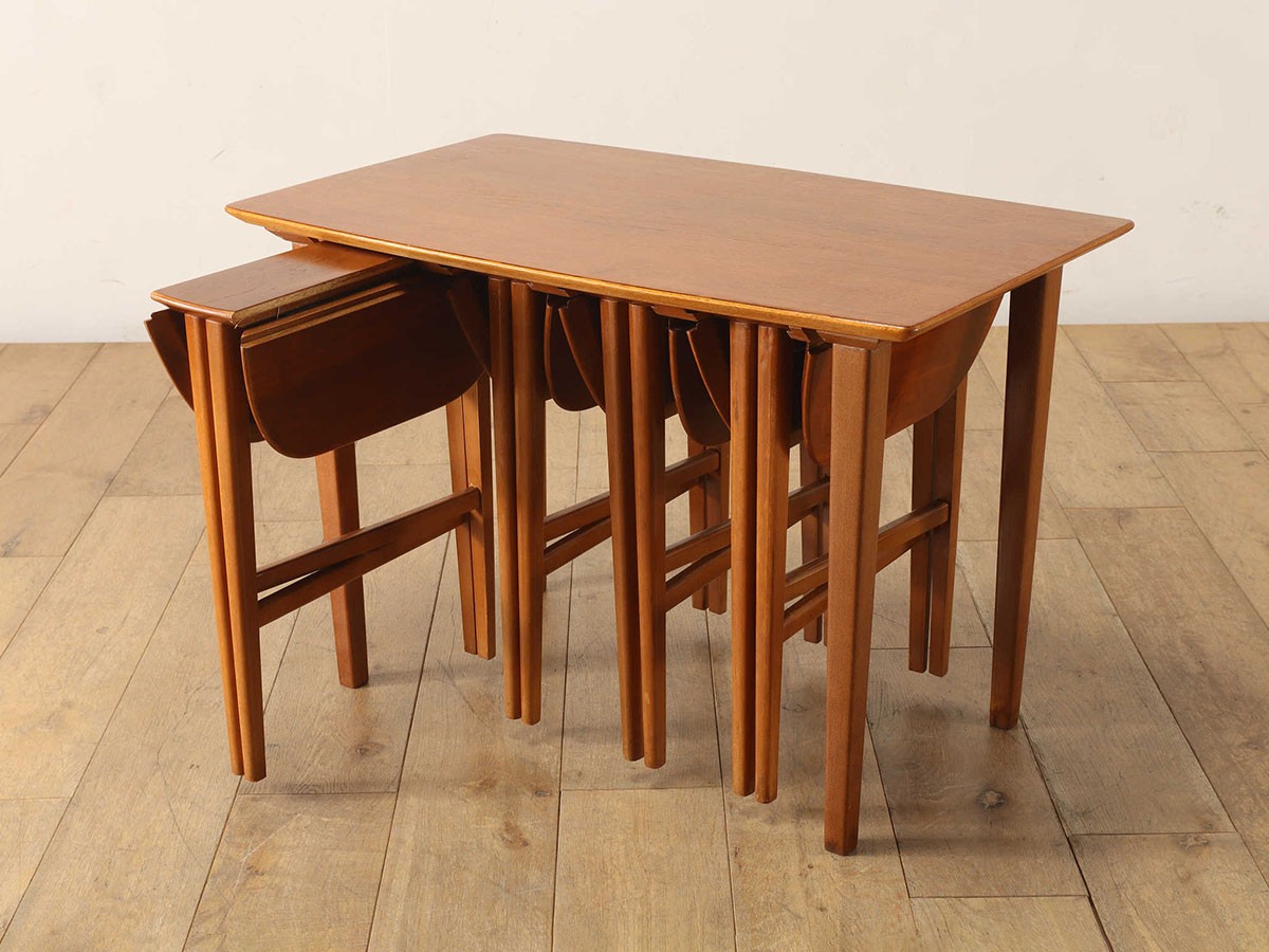 Lloyd's Antiques Real Antique
Poul Hundevad Nest of Tables / ロイズ・アンティークス デンマークアンティーク家具
ポール フンデヴァッド ネストテーブル （テーブル > サイドテーブル） 3