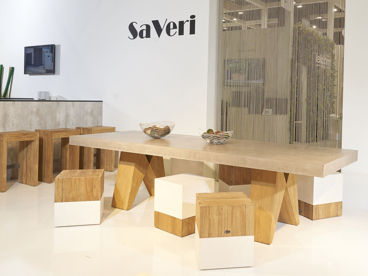 SaVeri Sam Cube Table / Stool Top Cheek / サベリ サム キューブ テーブル / スツール トップチーク （ガーデンファニチャー・屋外家具 > ガーデンチェア・アウトドアチェア） 8