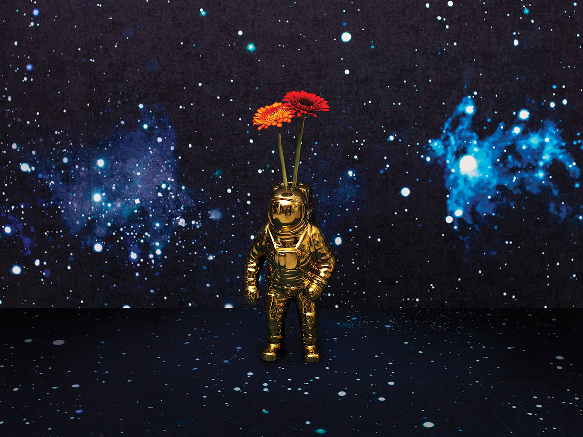 DIESEL LIVING with SELETTI COSMIC DINER
STARMAN VASE GOLD / ディーゼルリビング ウィズ セレッティ コズミックダイナー
スターマン フラワーベース ゴールド （花器・プランター・グリーン > 花瓶・フラワーベース） 2