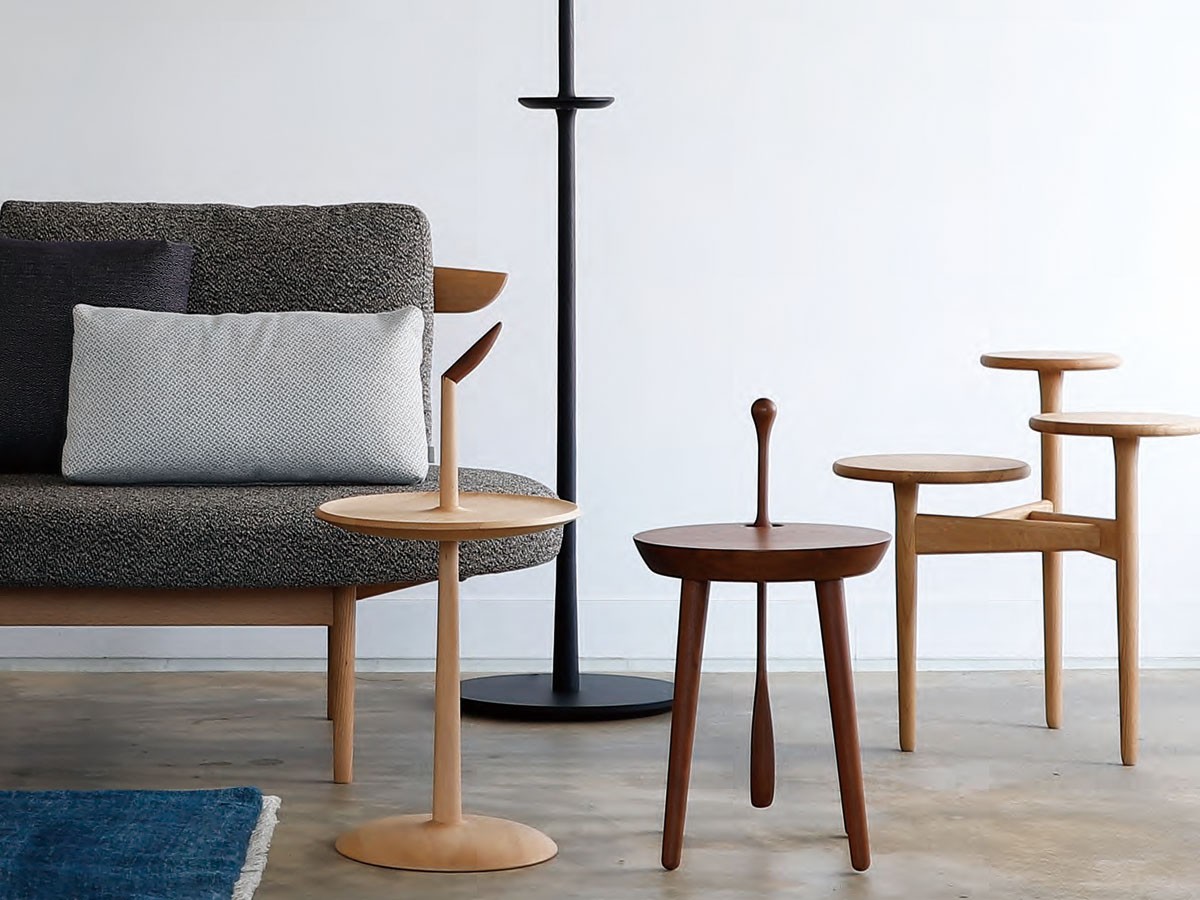 【美品】　日進木工　サイドテーブル 日進木工 ac-cent SIDE TABLE / にっしんもっこう アクセント サイド