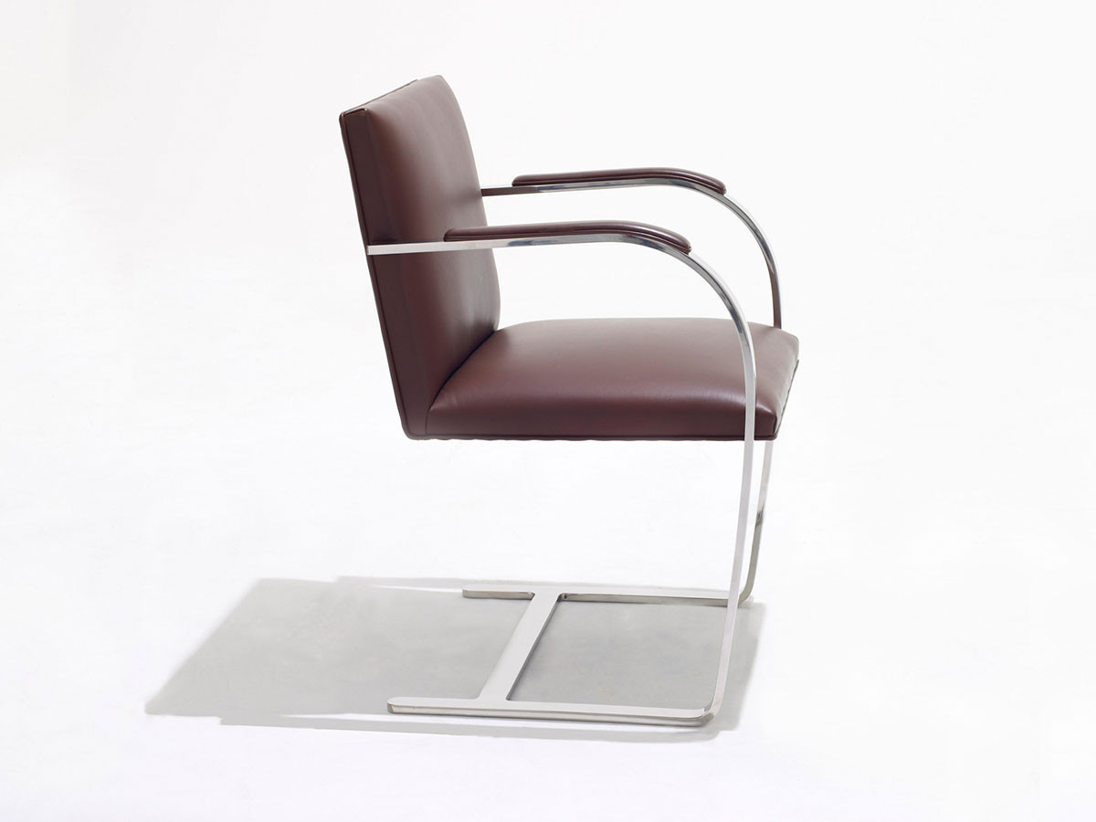 Knoll Mies van der Rohe Collection
Brno Arm Chair Flat Bar / ノル ミース ファン デル ローエ コレクション
ブルーノ アームチェア フラットバー（アームパッド付） （チェア・椅子 > ダイニングチェア） 9