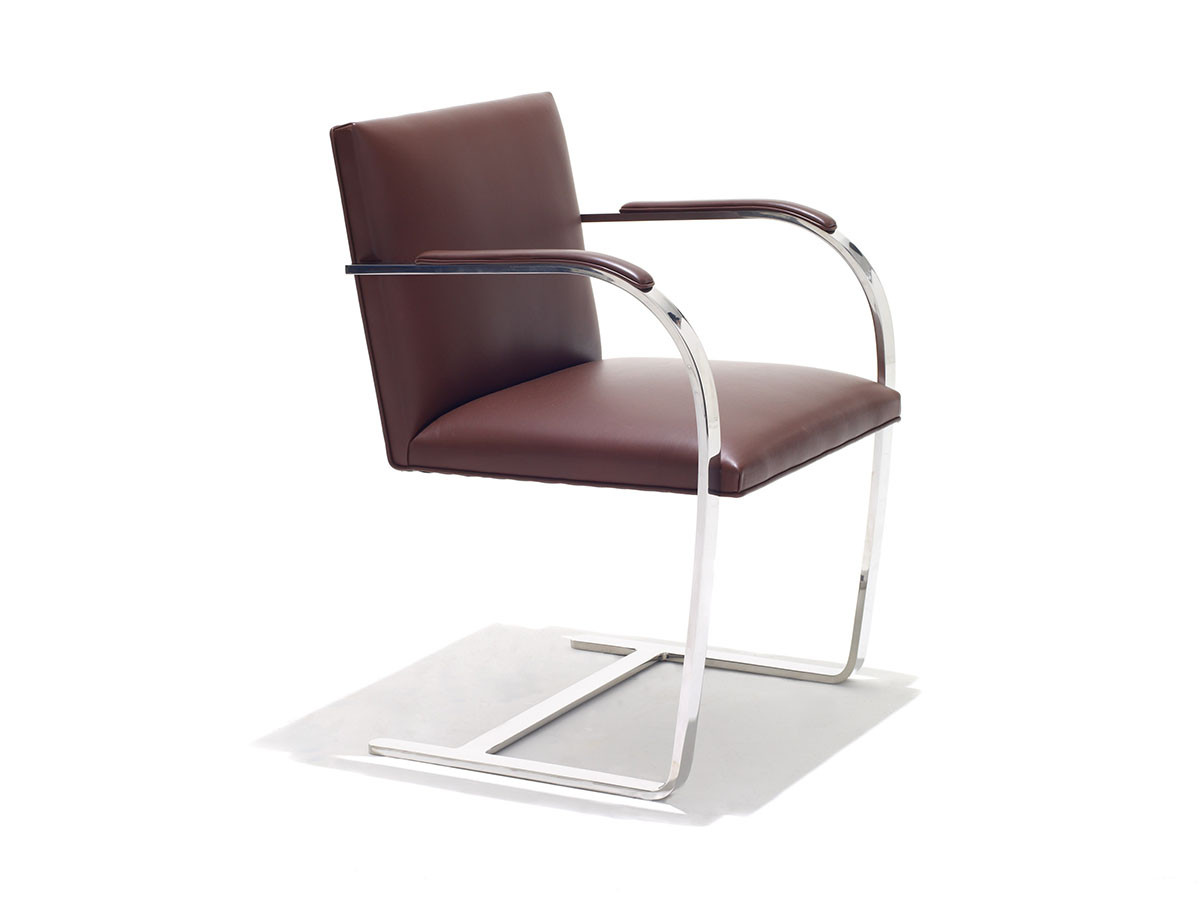 Knoll Mies van der Rohe Collection Brno Arm Chair Flat Bar / ノル 